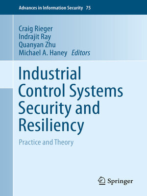 cover image of Industrial Control Systems Security and Resiliency
